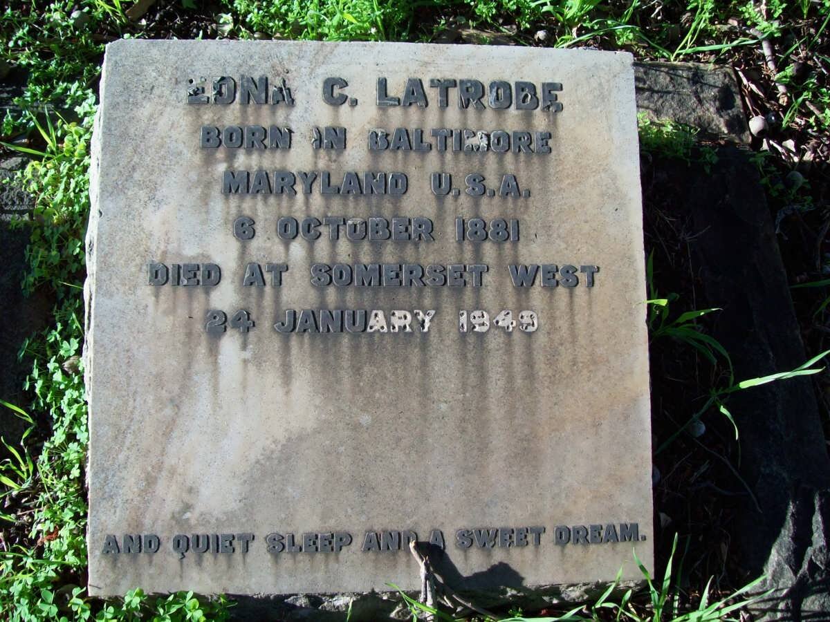 LATROBE Edna C. 1881-1949