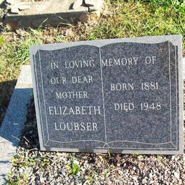 LOUBSER Elizabeth 1881-1948