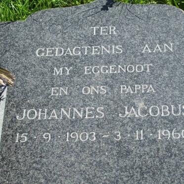 MORKEL Johannes Jacobus 1903-1960