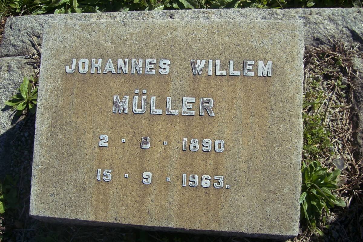 MüLLER Johannes Willem 1890-1963