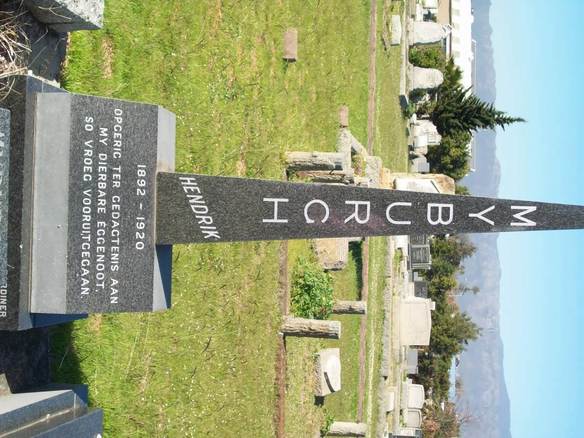 MYBURGH Hendrik 1892-1920