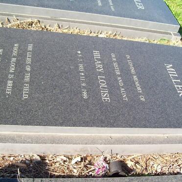 MILLER Hilary Louise 1933-1999