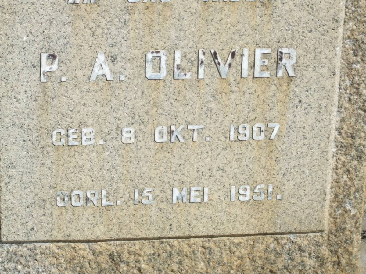 OLIVIER P.A. 1907-1951