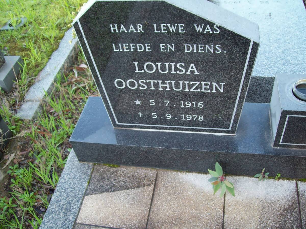 OOSTHUIZEN Louisa 1916-1978
