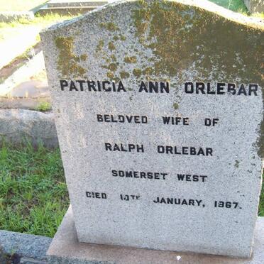 ORLEBAR Patricia Ann -1967