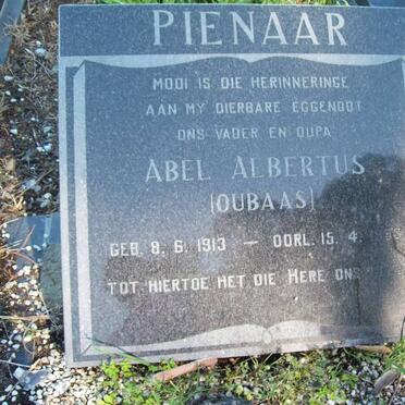 PIENAAR Abel Albertus 1913-1995