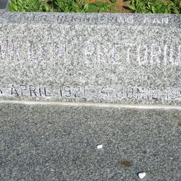PRETORIUS Willem 1921-1996