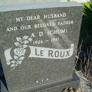 ROUX A.D., le 1926-1981