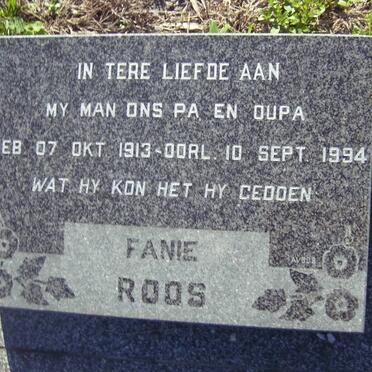 ROOS Fanie 1913-1994