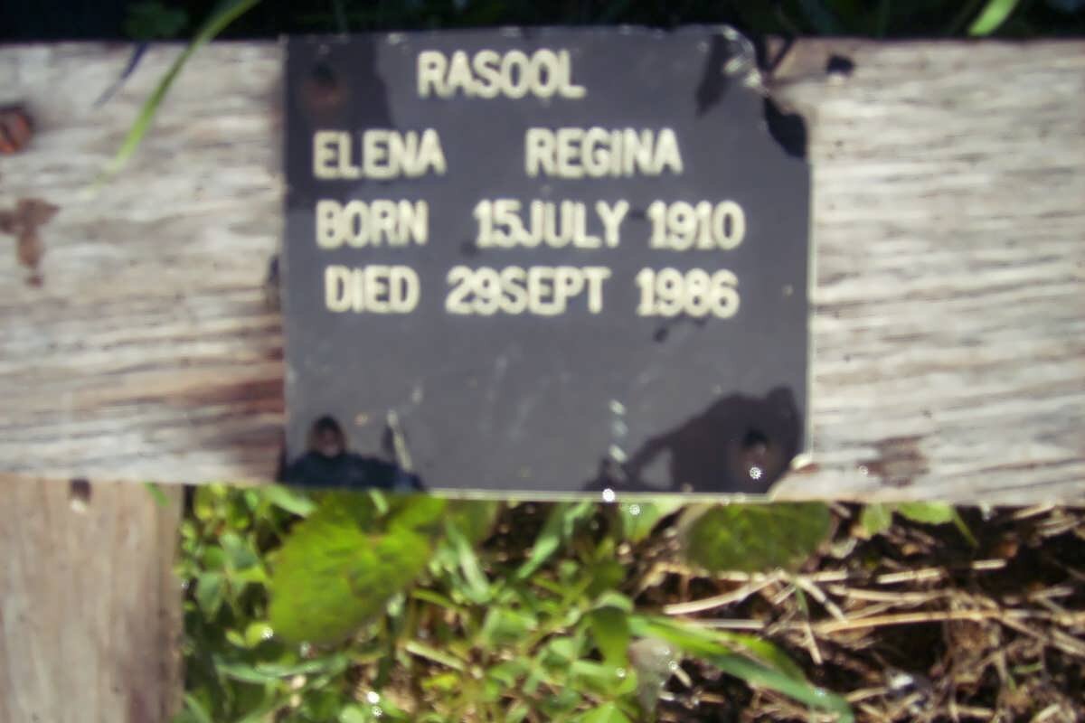 RASOOL Elena Regina 1910-1986