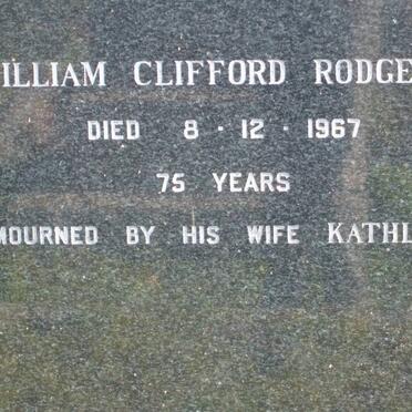 RODGERS William Clifford -1967