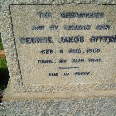 RITTER George Jakob 1900-1941