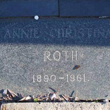 ROTH Annie Christina 1890-1961