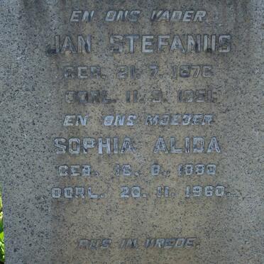 ROOS Jan Stefanus 1876-1951 &amp; Sophia Alida 1880-1960