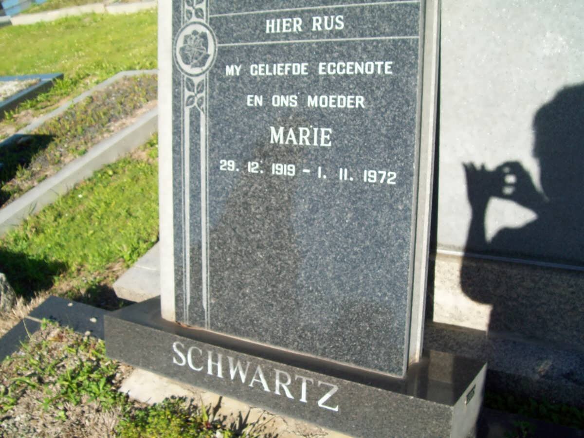 SCHWARTZ Marie 1919-1972