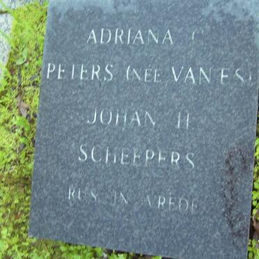 SCHEEPERS Johan H. :: PETERS Adriana C. nee VAN ES