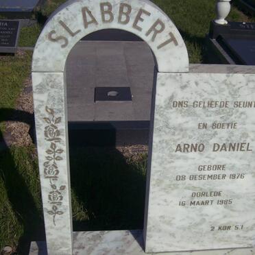 SLABBERT Arno Daniel 1976-1985