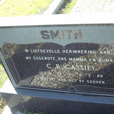 SMITH D.E. 1933-1989