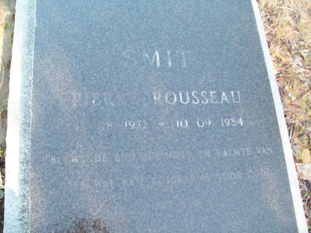 SMIT Pierre Rousseau 1922-1984