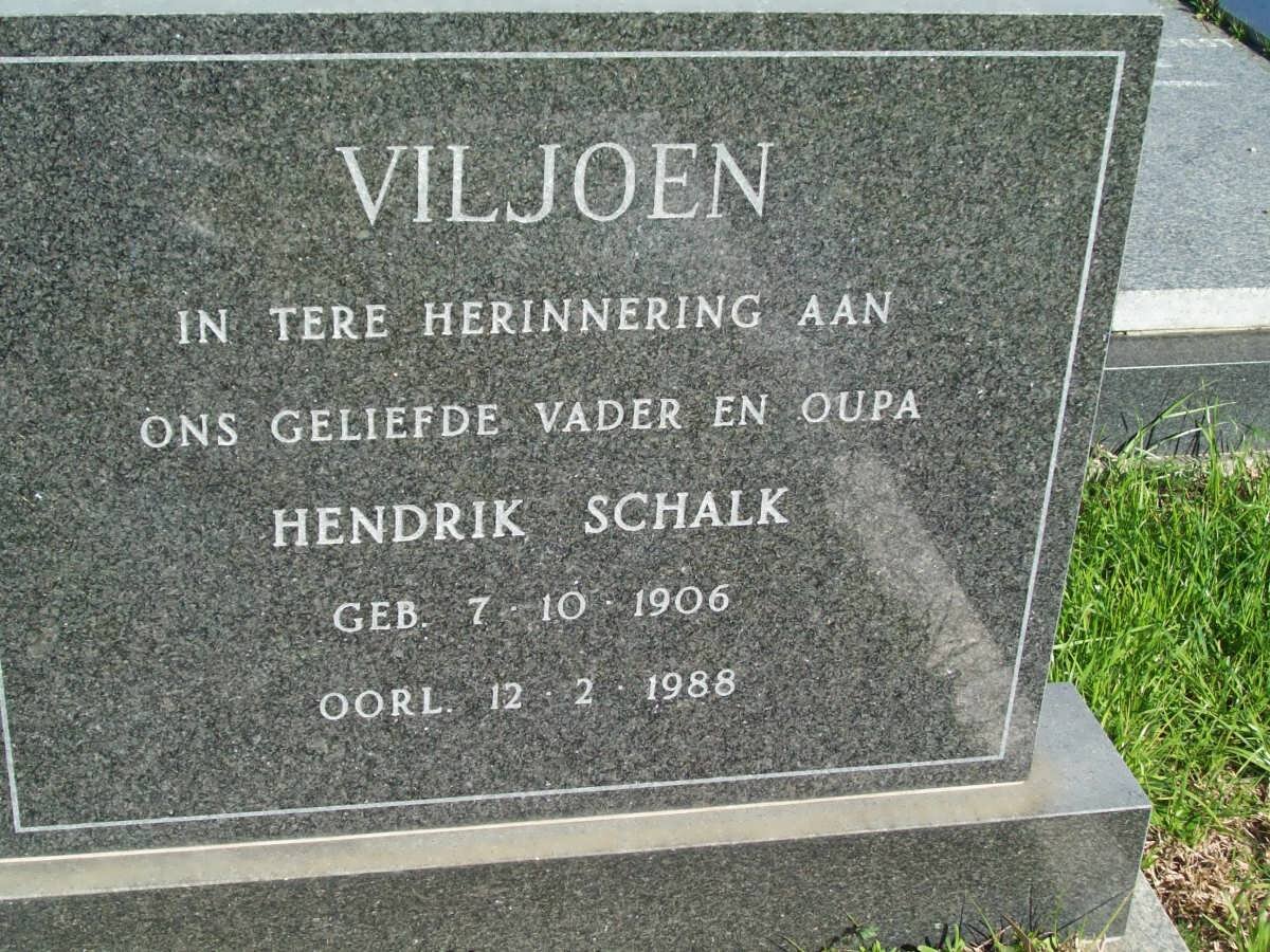 VILJOEN Hendrik Schalk 1906-1988