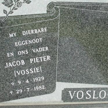 VOSLOO Jacob Pieter 1929-1982