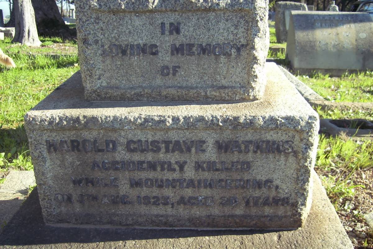 WATKINS Harold Gustave -1923