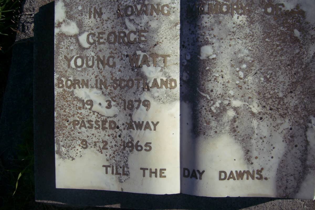 WATT George Young 1879-1965