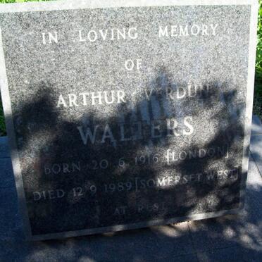 WALTERS Arthur Verdun 1916-1989