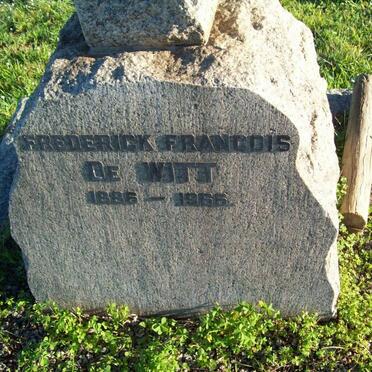 WITT Frederick Francois, de 1886-1966