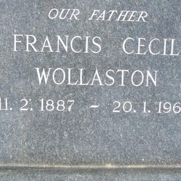 WOLLASTON Francis Cecil 1887-1963