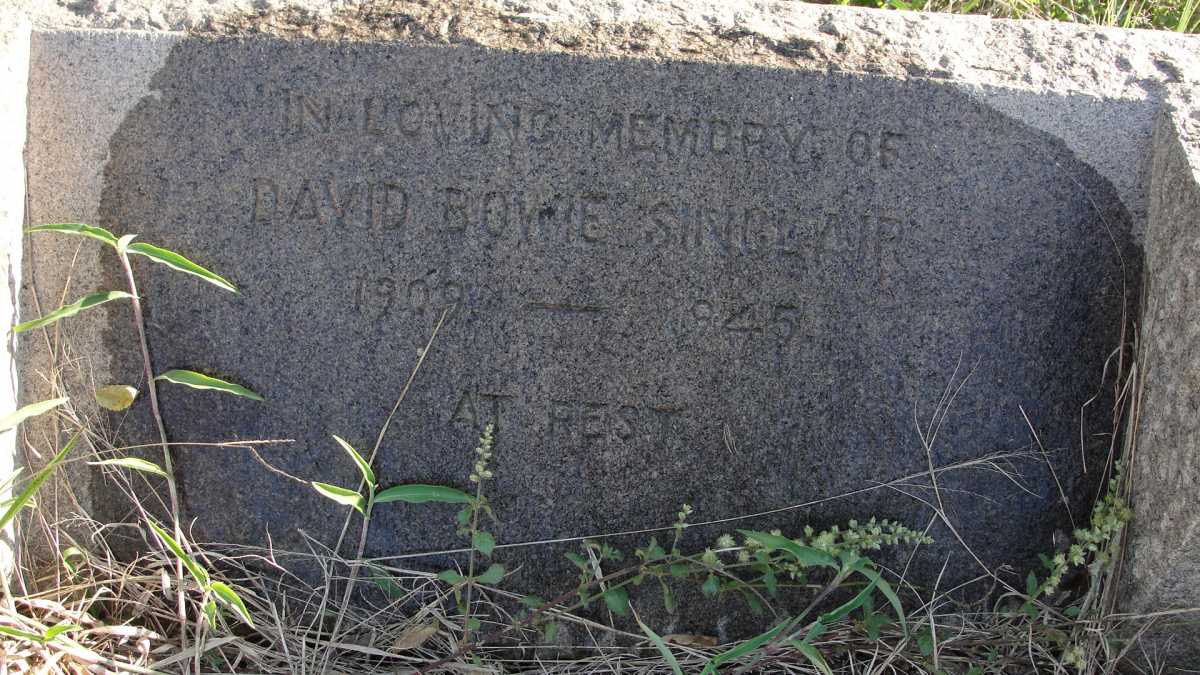 SINCLAIR David Bowie 1909-1945