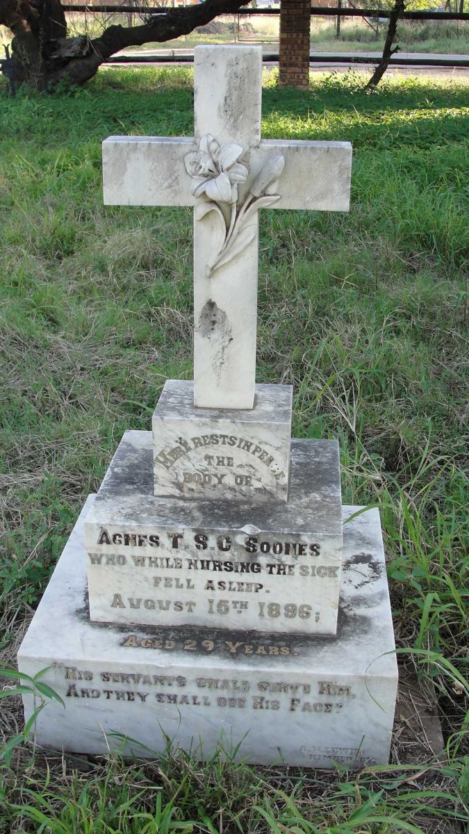 SOONES Agnes T.S.C. -1896