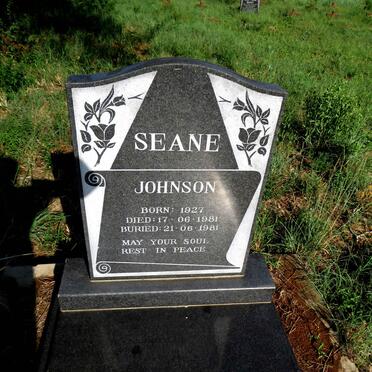 JOHNSON Seane 1927-1981