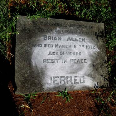 JERRED Brian Allen -1972