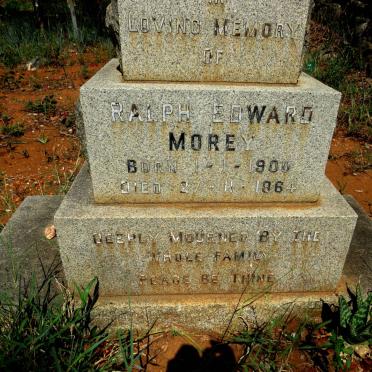 MOREY Ralph Edward 1900-1964