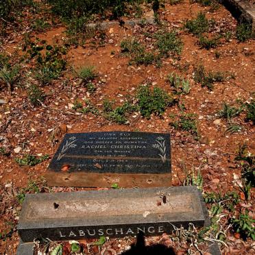 LABUSCHANGE Rachel Christina nee VAN NIEKERK 1911-1964 _1