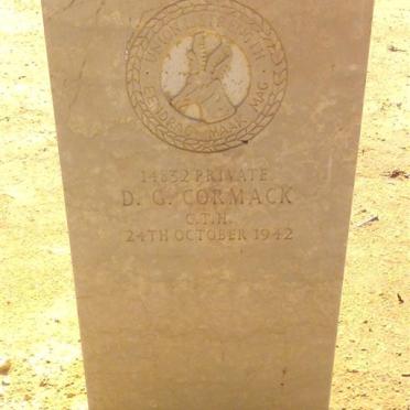 CORMACK D.G. -1942