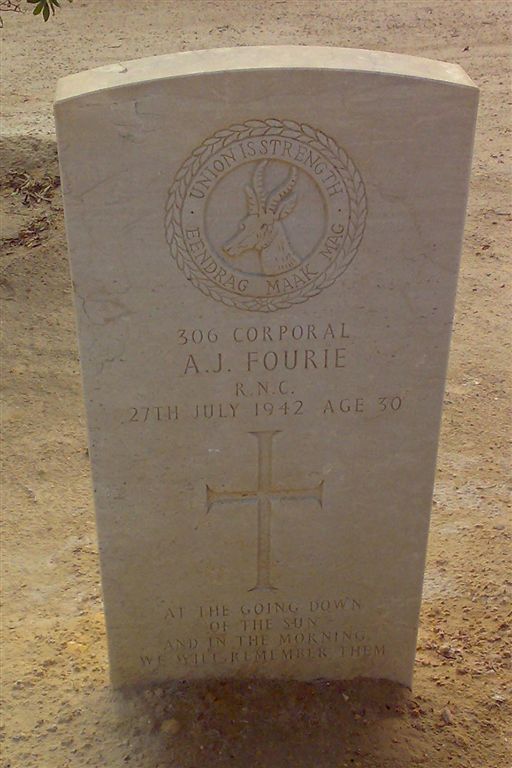 FOURIE A.J. -1942