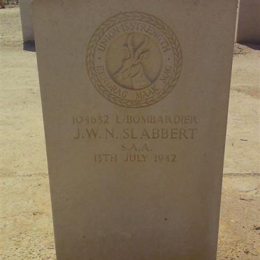 SLABBERT J.W.N. -1942