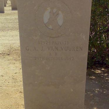 VUUREN G.A.J., van -1942