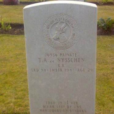 NYSSCHEN T.A., de -1941