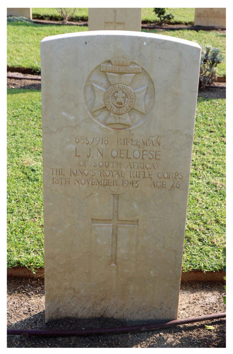OELOFSE L.J.N. -1943