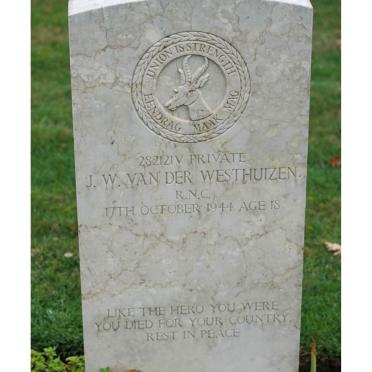 WESTHUIZEN J.W., van der -1944