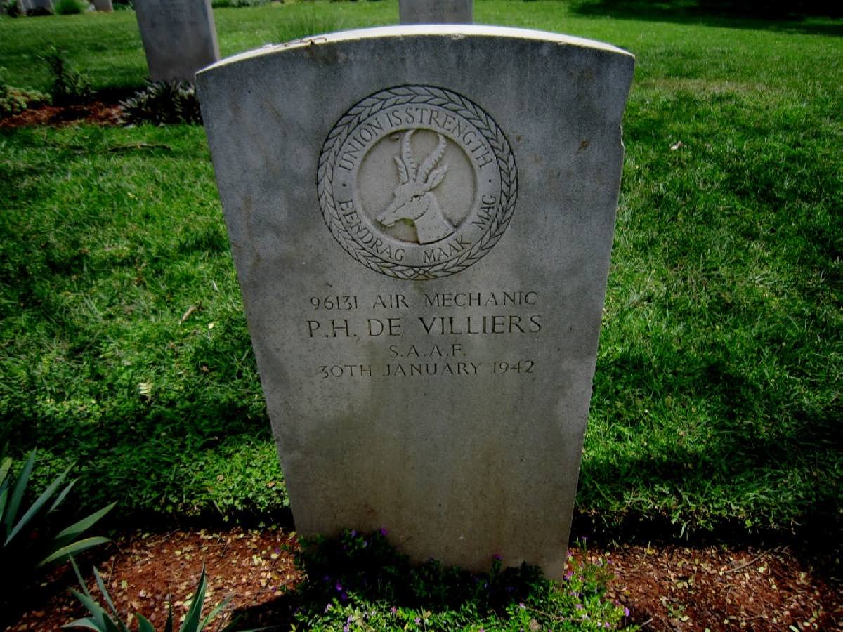 VILLIERS P.H., de -1942