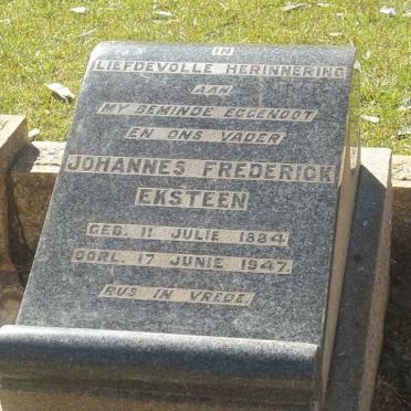 EKSTEEN Johannes Frederick 1884-1947