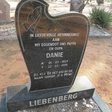 LIEBENBERG Danie 1929-1999