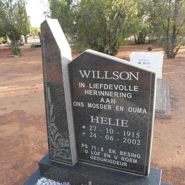 WILLSON Helie 1915-2002