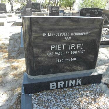BRINK P.F. 1923-1968