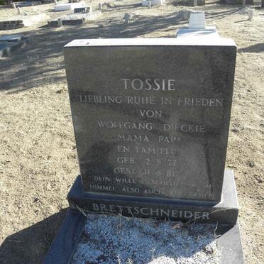 BRETTSCHNEIDER Tossie 1977-1981