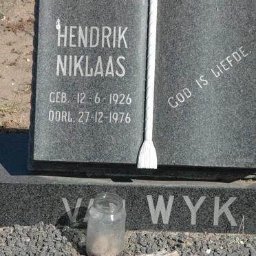 WYK Hendrik Niklaas, van 1926-1976